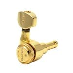 Graph Tech Ratio Locking Electric Guitar Tuners 6 In-Line Gold Body View